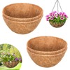 Riare 4 Pack 10 Inch Round Coco Liners Replacement, 100%