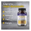 Suplemento Sportfeed Testo Fenogreco Maca Arginina Cápsulas