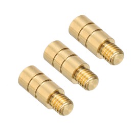 PATIKIL 2g Dart Weights, 3Pcs Brass Add Accentuator 2BA Thread for Dart Counter Weight Accessories, Gold Tone