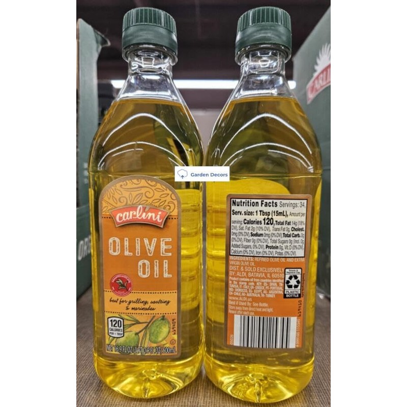 Generic Generic Carlini Olive Oil 16.9fl oz 500ml (Two Bottles)