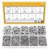 Sutemribor 1000 Pieces 9 Sizes 304 Stainless Steel Lock Washers,