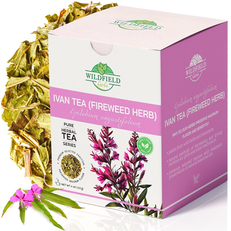 4 oz Siberian Fireweed Tea Herbal Ivan Tea (Chamerion angustifolium)