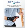 Fitomo Wrist Support with 3 Metal Splints and Soft Thumb