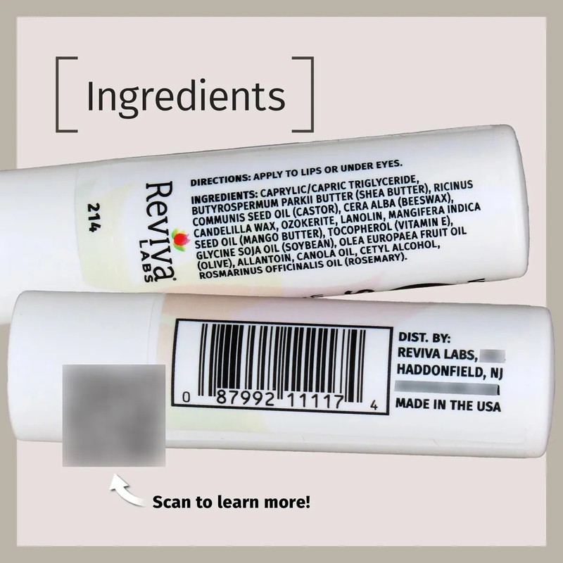 Bálsamo Labial Hidratante Fórmula Nutritiva Con Vitamina E A