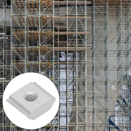 100 Pcs Corrosion Resistant Multi-function Aluminum Alloy Slide Nut T T-Slot Nuts for Photovoltaic Mount