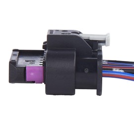 6 Wire Harness Wiring Plug Tail Light Plug Connector for Car Rear Bulb Carrier Left or Right Compatible with Mini Cooper F55 F56 F57