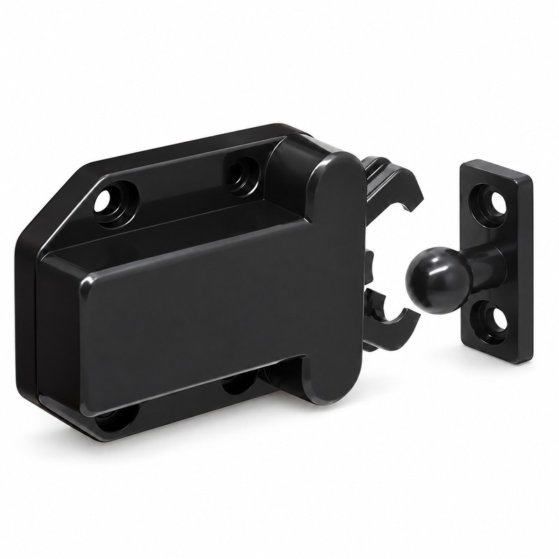 Push to Open Cabinet Latch for Handleless Doors – Non-Magnetic