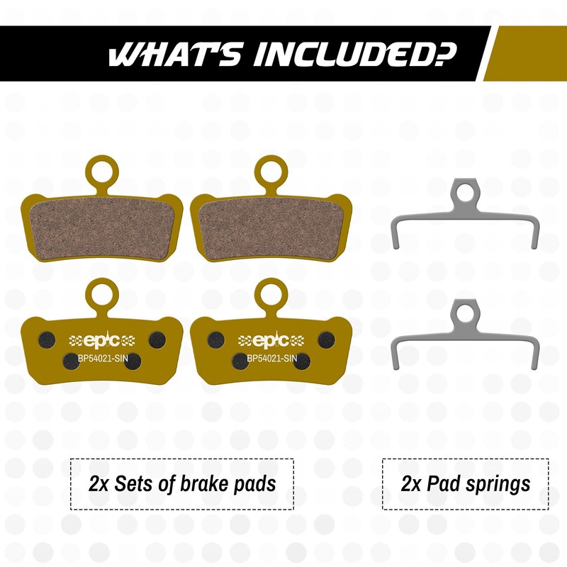 epic Disc Brake Pads for SRAM G2, Guide, Guide Ultimate
