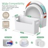 TOWARDFUN 2Pcs Paper Plate Dispenser for 6-9.5 Inch Disposable Plates,