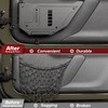 SHEAM Metal Front Door Storage Pockets for 2009-2018 Jeep Wrangler