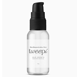 Tweepi Hair Growth Inhibitor Serum Oil- Permanent Body & Face Hair Removal- Modern Day Ant Egg Oil- Paraben Free- MADE IN UK- 50G by Tweepi