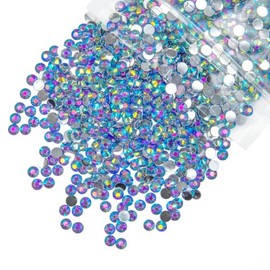 qiipii 5300PCS 3mm Dark Purple AB Resin Rhinestones for Crafting Flatback Deep Purple Stones Bulk SS10 Diamonds Crystals Gems Charms Supplies for Nails Face Eyes Makeup Tumblers Bottles Crafts Shoes