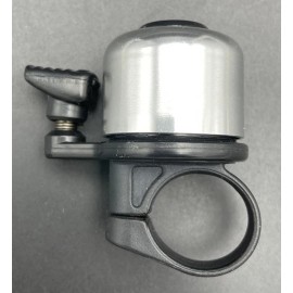 Evo Bicycle Mini Bell Ringer 22.2 mm Silver New