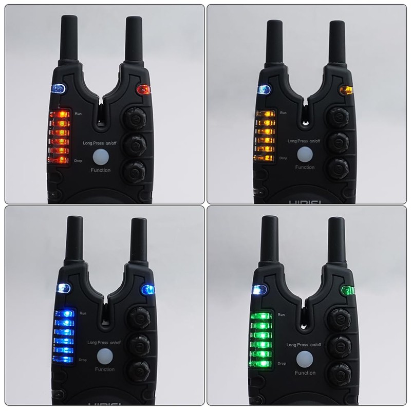Carp Fishing Bite Alarm with Remote Control (Radio Receiver), with