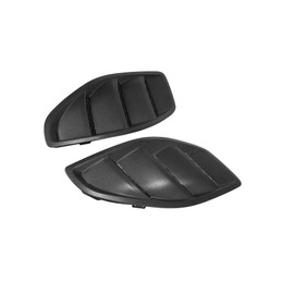 VekAuto Pair Hood Side Air Vent Cover Bezels Trim Matte Black for Jeep Wrangler JK 10th Anniversary Edition Auto Accessories