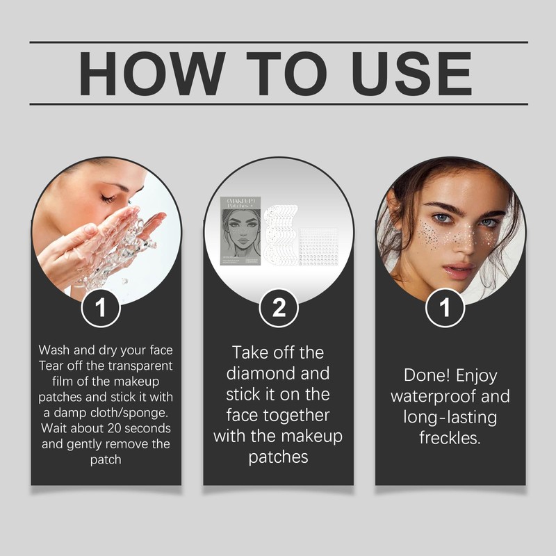 Glitter Spot Tattoo Sticker