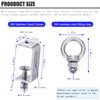 C Clamps – 304 Stainless Steel Beam Clamps with M10