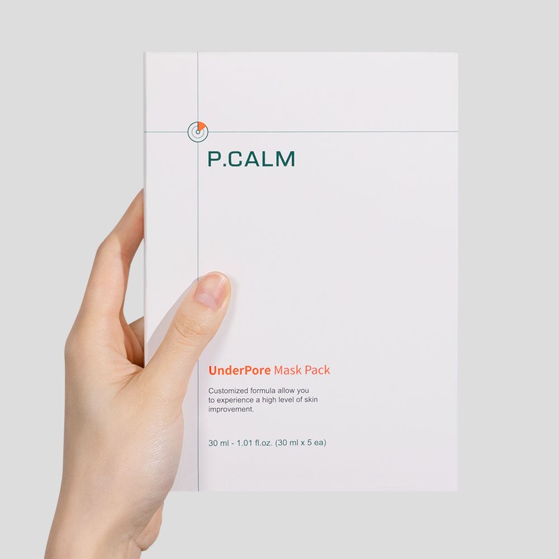 P.CALM UnderPore Mask Pack Sheet 5ea - P.CALM UnderPore Mask