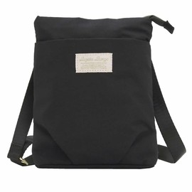 Legato Largo FUWARI LH-X0061 Shoulder Bag, Washable, Lightweight, BK