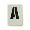 Dovetails Vintage Big Letter A Stencil 120 mm Tall Modern