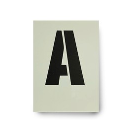 Dovetails Vintage Big Letter A Stencil 120 mm Tall Modern Alphabet Style