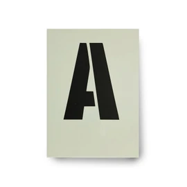 Dovetails Vintage Big Letter A Stencil 120 mm Tall Modern Alphabet Style