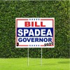 DesignThatSign Bill Spadea New Jersey Governor Election Race Red White