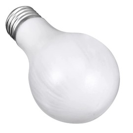 MilesMagic Close Up Comedy Magic Lamp LED Glow in Hand, Push Button Model Gimmick Battery Light Bulb for Magic Trick, White