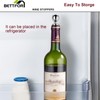 BETTFOR Wine Stoppers for Wine Bottles 3Pcs Vacuum Wine Bottle