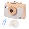 Wooden Camera pattern Storage Box Case for Baby Milk Teeth