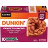 Dunkin' Candy'd Almond Dark Roast Flavored Coffee, 10 Keurig K-Cup