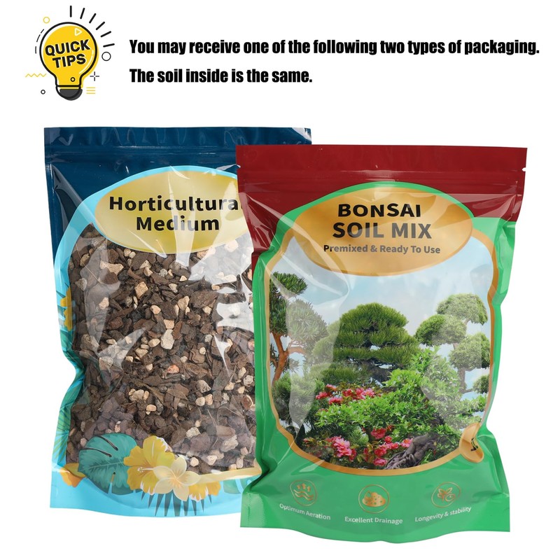 Doter Premium Bonsai Soil Mix with Enhanced Aeration & Drainage