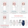 KLERICER 2 Pack Baby Swaddle Wrap Newborn Babies Swaddling Sack,
