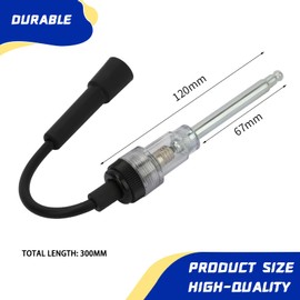 2 Pcs Spark Plug Tester, Gnition Coil Testers Ignition Spark Tester, Portable Engine Ignition Testers, for Internal External Small Engines Car Lawnmower Automotive