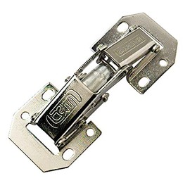Merriway BH04919 Easy-On Kitchen Cabinet Wardrobe Hinge, Zinc Plated, Inset 90 Degree
