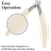 GlamorDove Hair Extension Pliers with Silicone Handle Anti-slip Keratin Bond