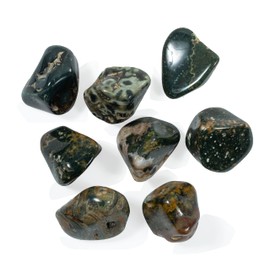 The Chrysalis Stone | Tumbled Stones | Orbicular Jasper | 1/2 LB | Bulk Crystals, Healing Stones, Spiritual Gifts for Women, Reiki, Chakra, Witchcraft, Yoga, Meditation Accessories