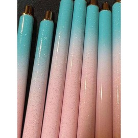 Glitter pen, refillable, multiple colors:_7