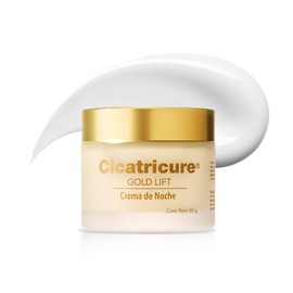 Cicatricure Crema Gold Lift Noche – Resultados en 6 Semanas, Antiarrugas con Péptidos y Oro, Reafirma y Redefine el Contorno Facial, con Calcio y Silicio para Mayor Elasticidad, Tarro de 50 g