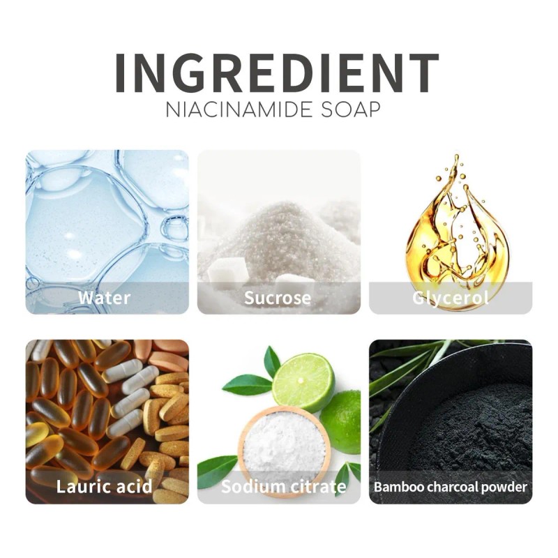 Barra De Carbón Activado Y Soap Para Rostro Y Cuerpo,