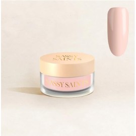 Sassy Saints Dip Powders to be used with Sassy Saints Dip Manicure Kit System (Peachy Pearl)