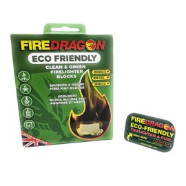 Fuel Firedragon 4 Packs of 6 Tabs Fire Starter for Indoor and Outdoor Use, Colourless