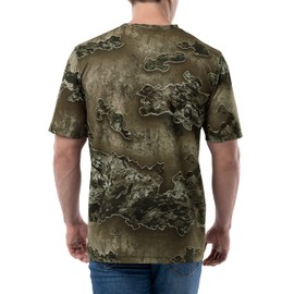 Realtree Men's 2 Pack Short Sleeve Performance Tees, Edge/Excape