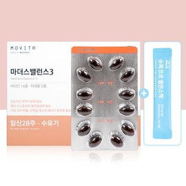 Movita Mother's Balance 3 2-month postnatal nutritional supplement for nursing mothers, baby gift (+ 1 packet of Living Garden Tasting) / 모비타 마더스 밸런스3 2개월분 수유부 출산후 영양제 출산선물 (+생활정원 시음 1포)