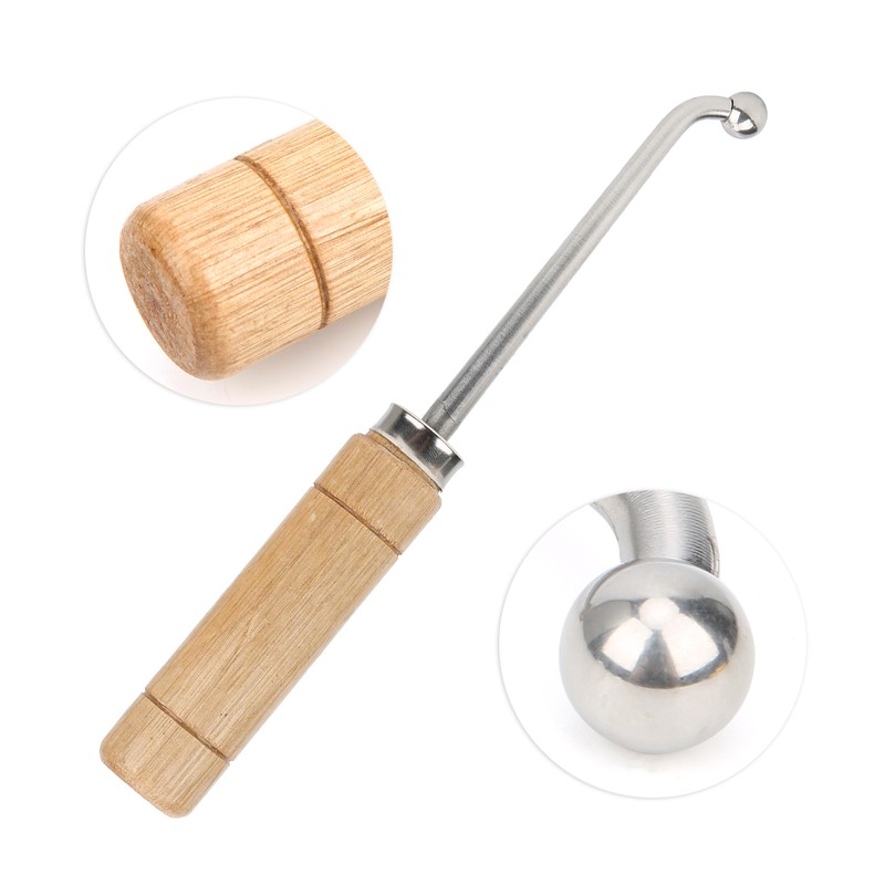 Trumpet Repair Tools Solid Wood Instrument Maintenance with 1 Sheet