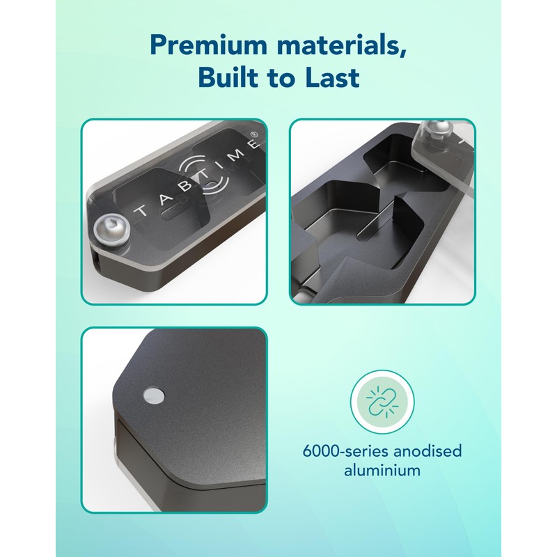TabTime Metal Pill Cutter for Small Pills Tablets with Transparent