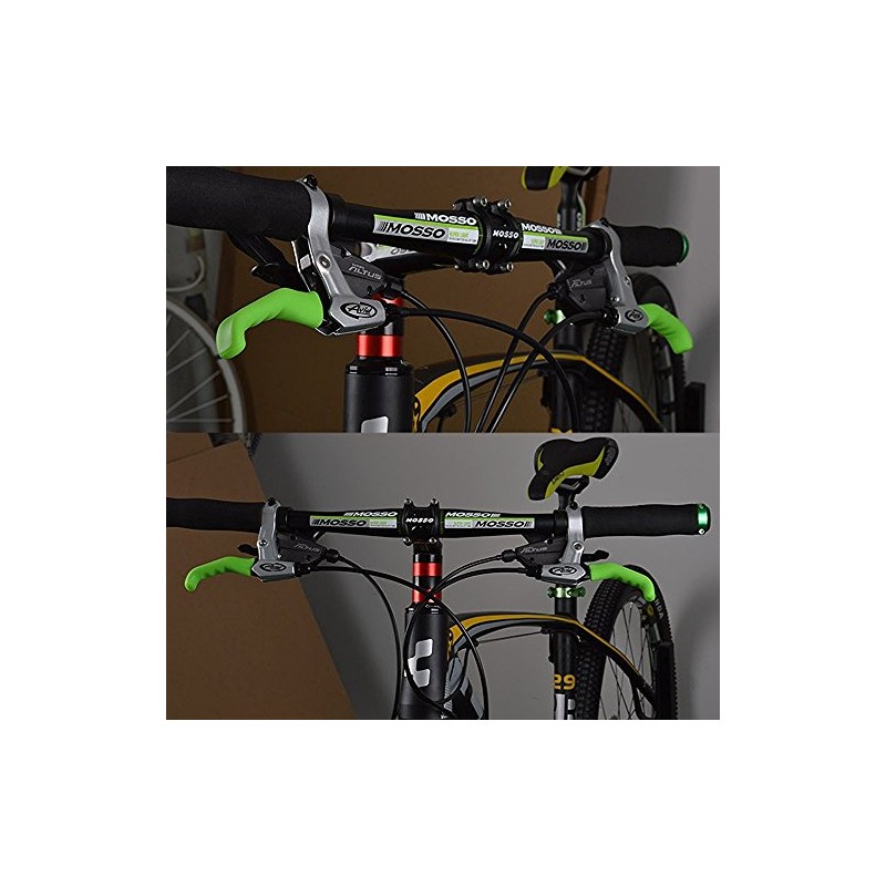NinoLite 自転車 用 ブレーキ レバー カバー 青色 左右1組セット グリップ 力