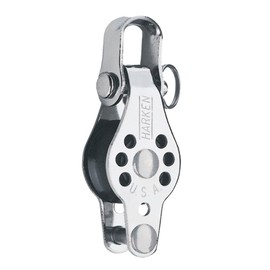 Harken 235 Single Micro 22mm Shackle Block w/Becket