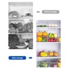 MVOVM Refrigerator Organizer Bins 6 Pack Fridge Organizers with Handles