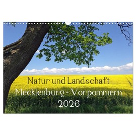 Natur und Landschaft Mecklenburg - Vorpommern 2026 (Wandkalender 2026 DIN A3 quer), CALVENDO Monatskalender